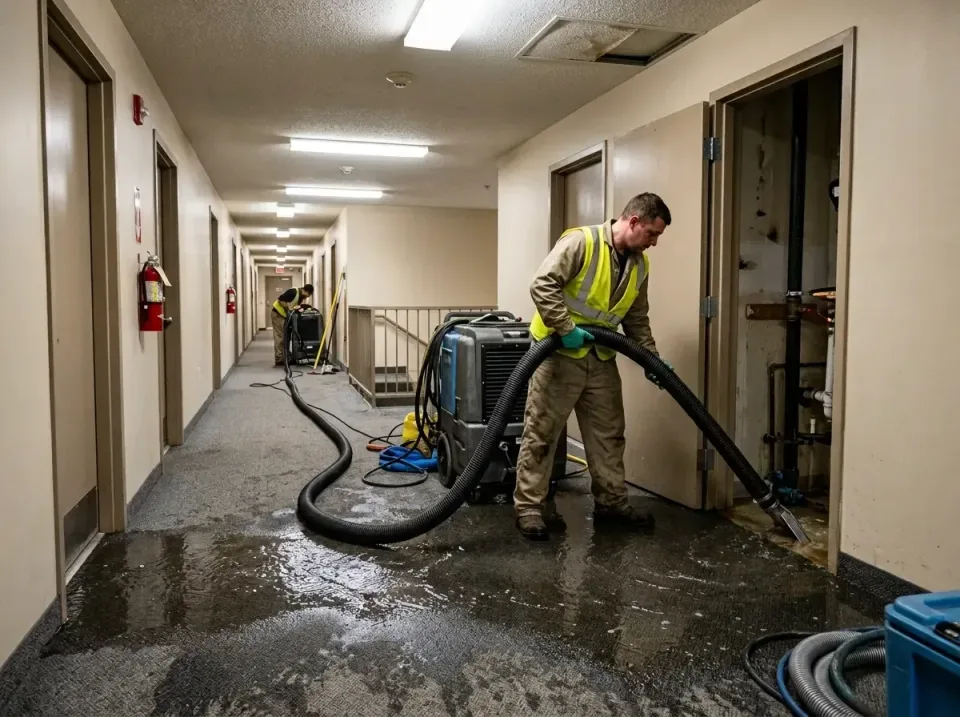 multi-unit-apartment-hallway-f-005 — frequently asked questions, Emergency Burst Pipe Water Extraction & Removal in Depoe Ba…